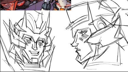 Headshot sketch example Headshot sketch example